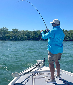 backcountry fishing on a bay boat in the Florida Keys