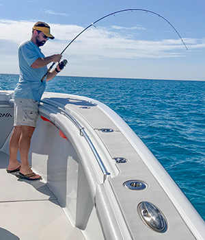Reef fishing light tackle